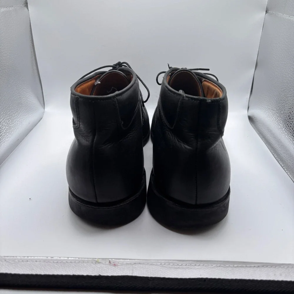 Allen Edmonds Stuart Black Leather Vibram Chukka Boots Men's Size 11.5D